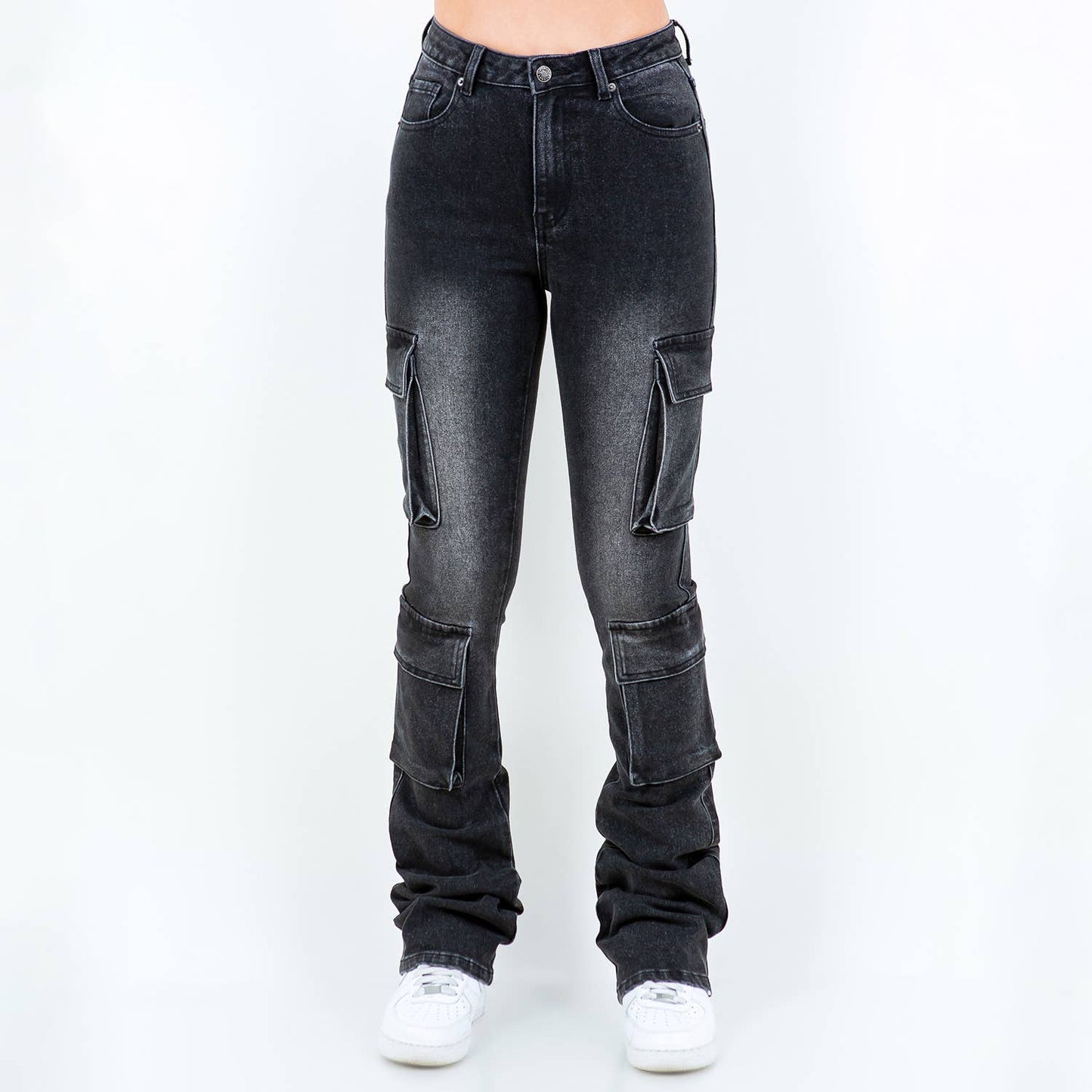 LIGHT WASH SKINNY STACKED JEANS-RJH21086